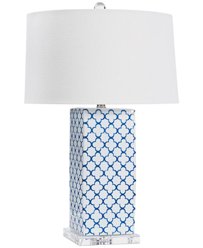 Regina Andrew Design Ceramic Quatrefoil Table Lamp