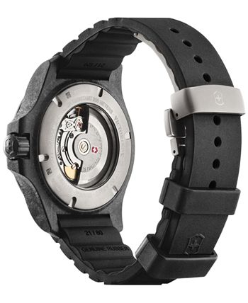 Victorinox Men s Automatic I.N.O.X. Carbon Black Rubber Strap