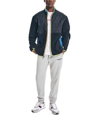 Nautica - Men's Competition Sustainably Crafted Full-Zip Mock-Neck Jacket