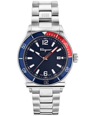 Salvatore Ferragamo Men s Swiss 1898 Sport Stainless Steel