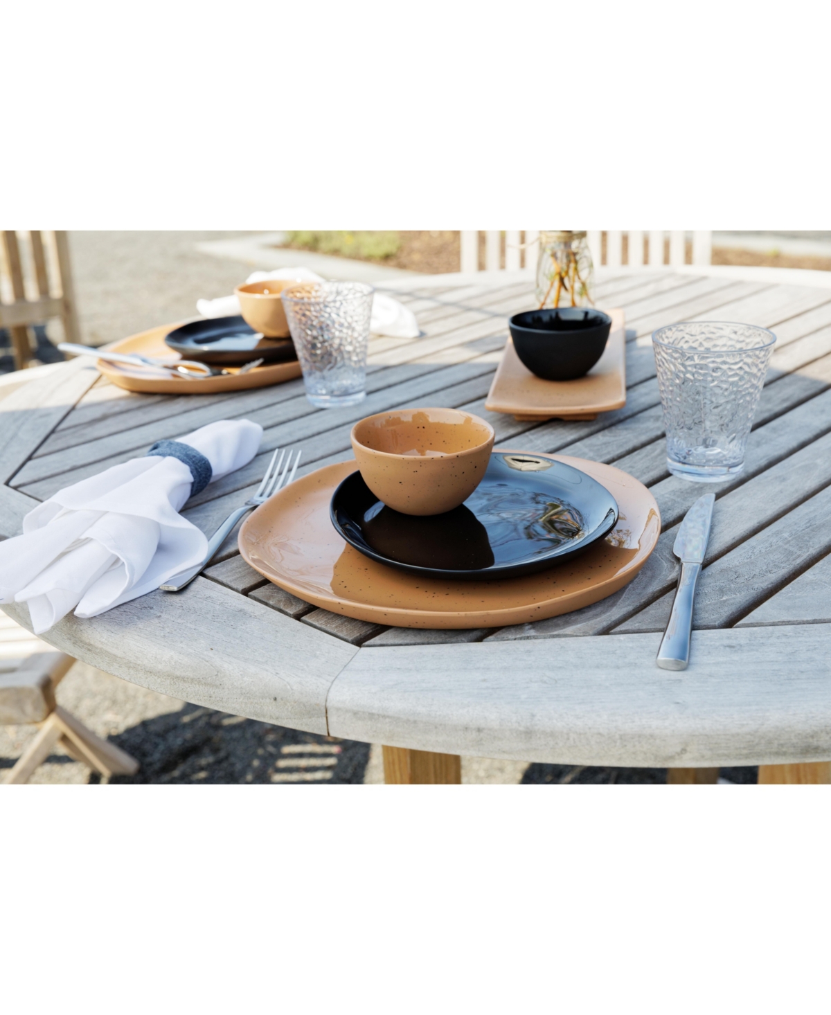 Fortessa Melamine Sandia Salad Plates, Set of 6