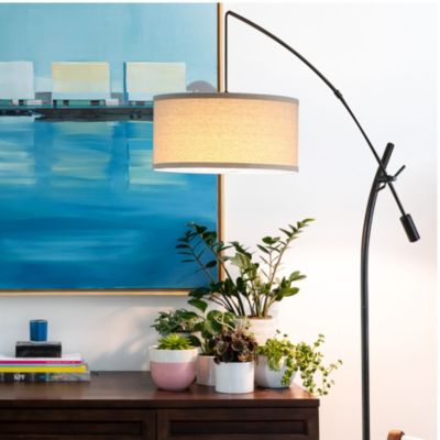 Grayson 84" LED Arc Floor Lamp with Adjustable Arm
