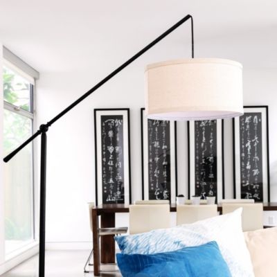 Hudson 70" LED Arc Floor Lamp with Adjustable Height