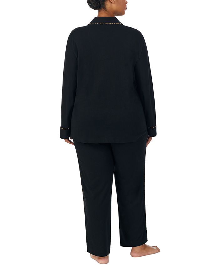 Lauren Ralph Lauren Plus Size NotchedCollar Pajama Set Macy's