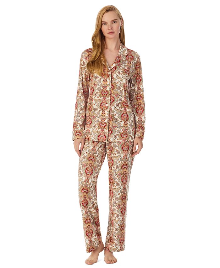 Lauren Ralph Lauren Petite Paisley-Print Pajamas Set & Reviews - All ...