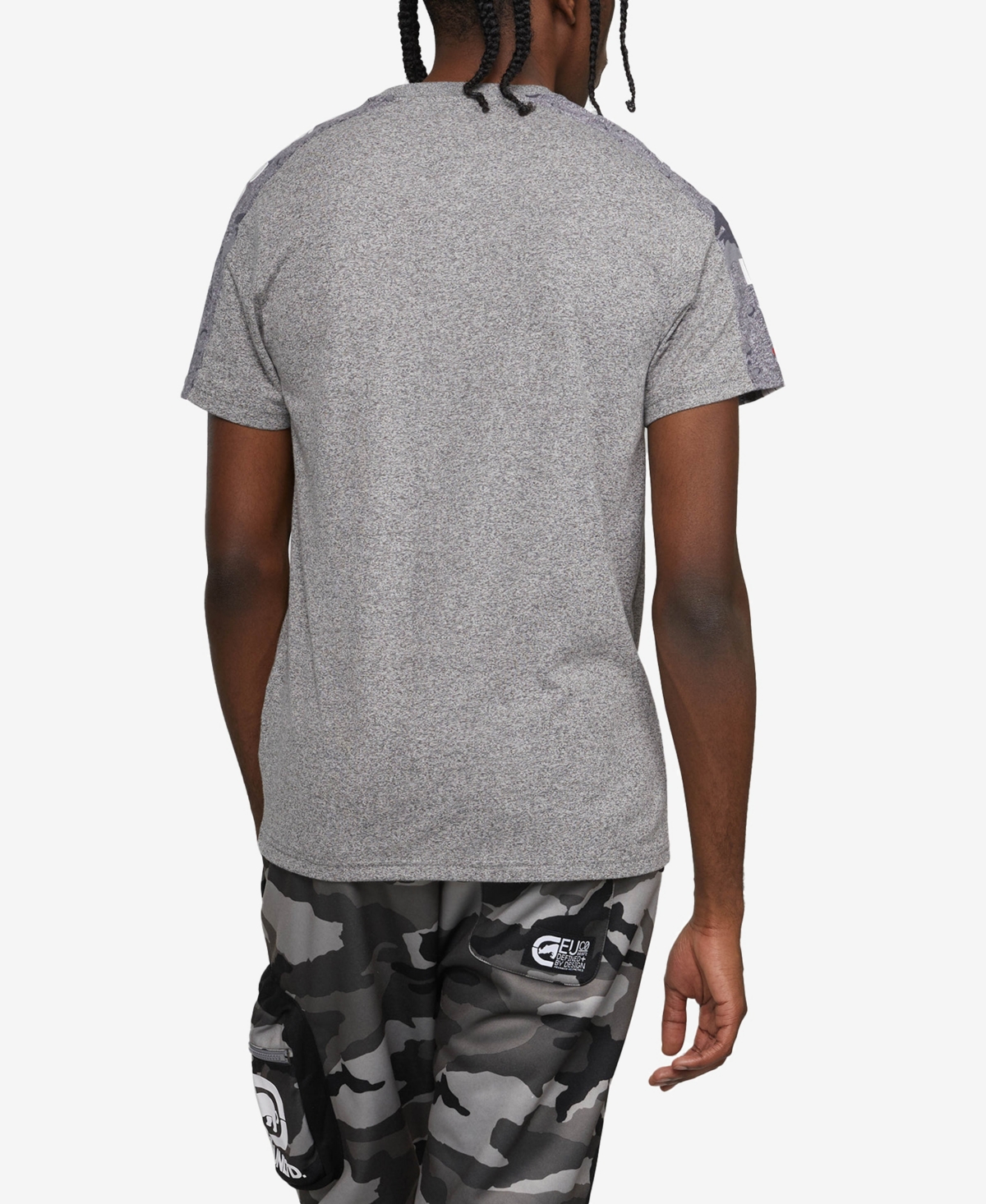 Ecko Unltd Men's Big and Tall Short Sleeves Tap My Sleeve T-shirt