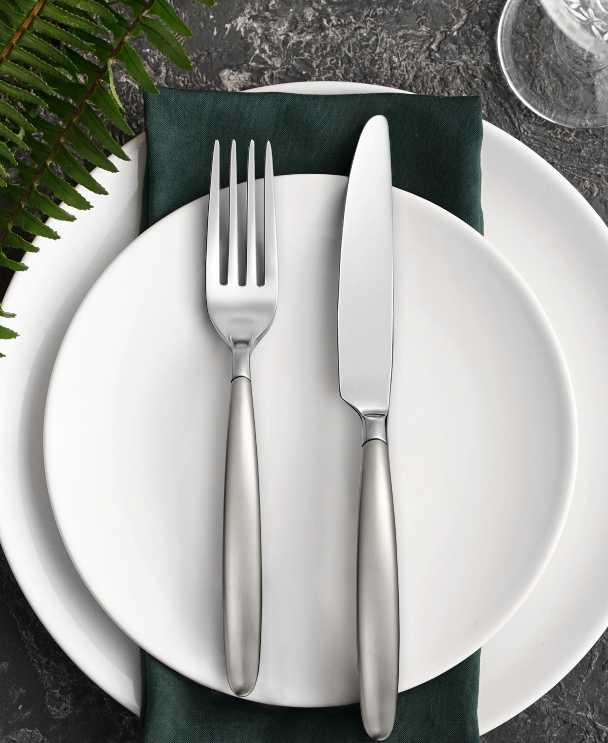 Hampton Forge Tidal Frosted Forged 18/0 Stainless Steel Piece Set, Service for 4 - Metallic and Stainless