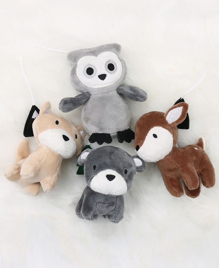 The Peanutshell Woodland Plaid Musical Mobile Macy's