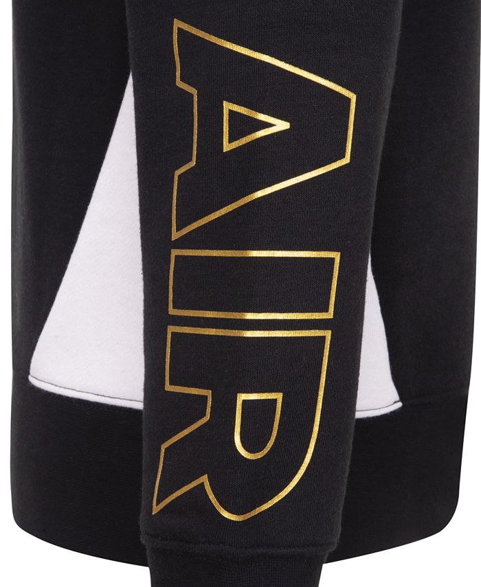 Jordan Big Boys Holiday Shine Air Crew Sweatshirt Macy's