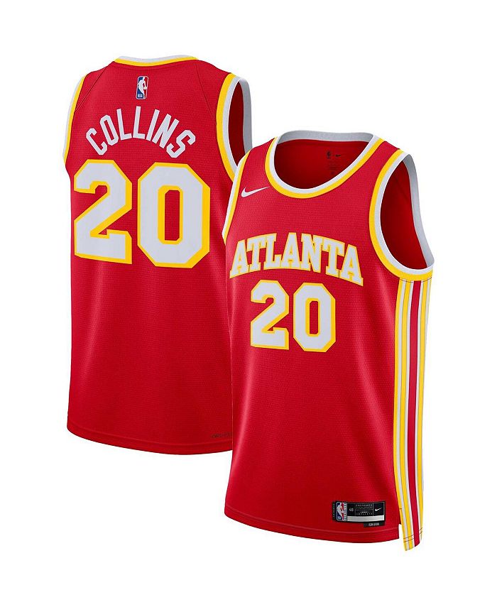 Men's and Women's John Collins Red Atlanta Hawks 2022/23 Swingman Jersey -  Icon Edition