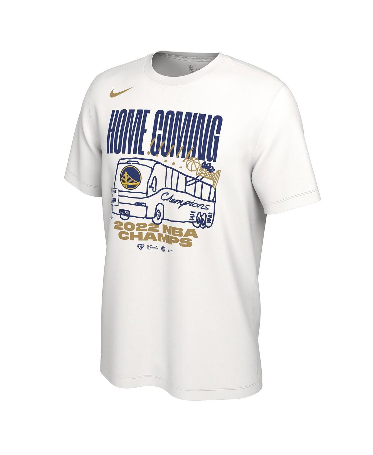 Men's NikeGolden State Warriors 2022 Nba Finals Champions Celebration Parade T-shirt - White
