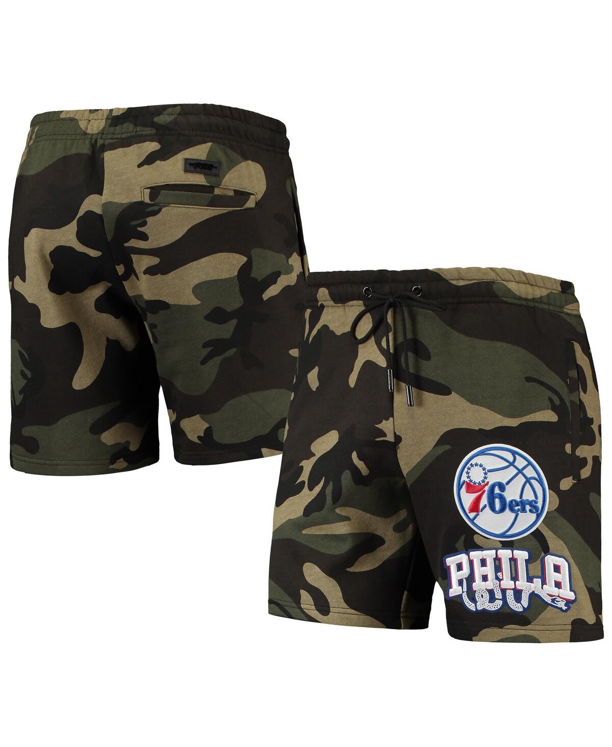 Shop Pro Standard Men's  Camo Philadelphia 76ers Team Shorts