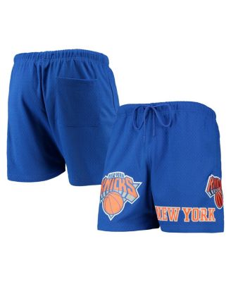 Men's Royal New York Knicks Mesh Capsule Shorts