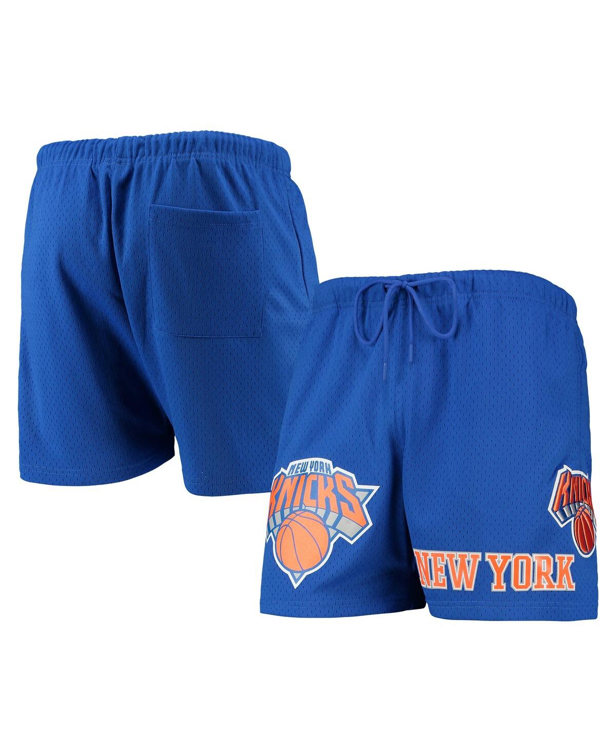 Men's Pro StandardNew York Knicks Mesh Capsule Shorts - Royal