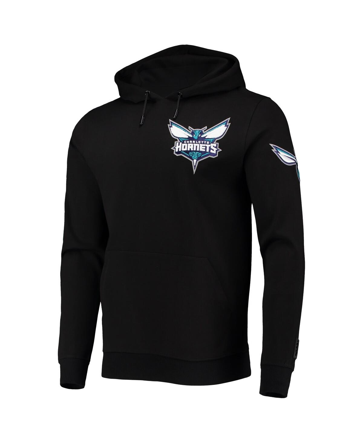 Men's Pro StandardCharlotte Hornets Logo Pullover Hoodie - Black