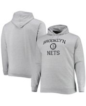Preschool Brooklyn Nets Black/Heather Gray Double Up Pullover