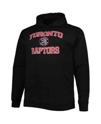 Men's Black Toronto Raptors Big and Tall Heart and Soul Pullover Hoodie