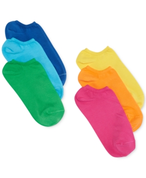 Hue Women's 6 Pack Cotton No Show Socks