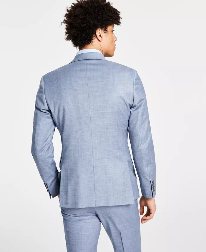 Men's Extra Slim Wool Blend Suit Jacket - thumbnail 2
