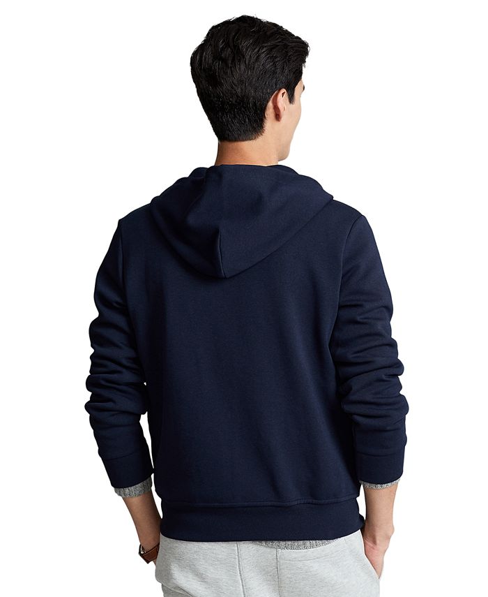Polo Ralph Lauren Double-Knit Full-Zip Hoodie, Maidstone Blue – OZNICO