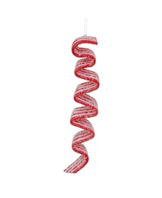 6 Count Ribbon Candy Christmas Ornaments Set, 5.75"