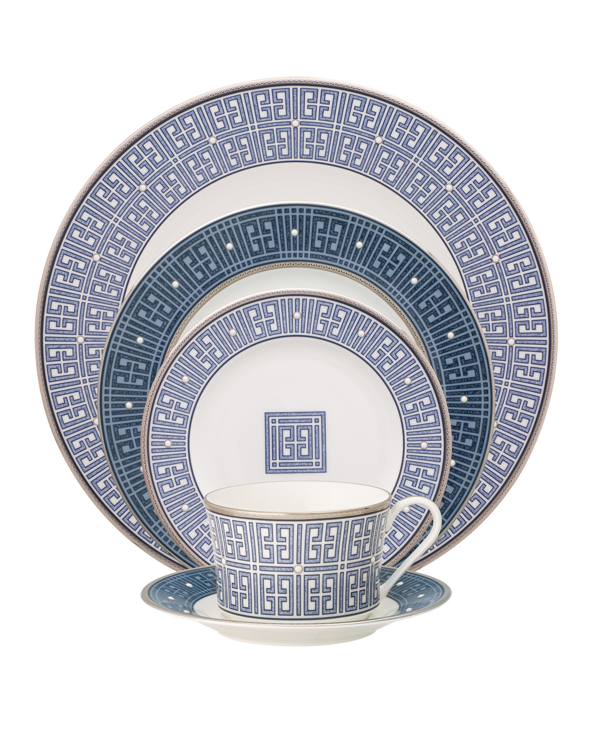 Noritake Infinity 5 Piece Place Setting In Blue