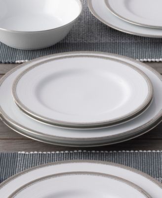 Whiteridge Platinum Set Of 4 Salad Plates, 8-1/4"