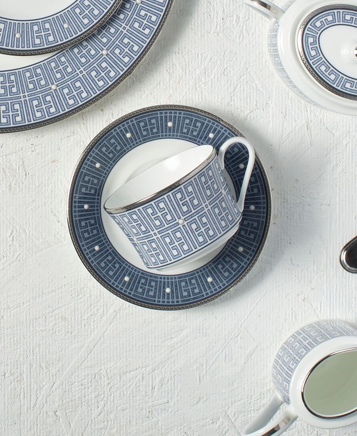Noritake Odessa Cobalt Platinum Saucer