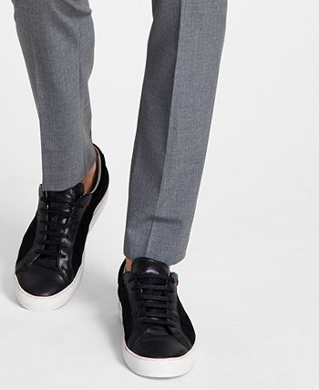 Calvin Klein Men's Skinny Fit Infinite Stretch Check Dress Pants Blue Size 32X32