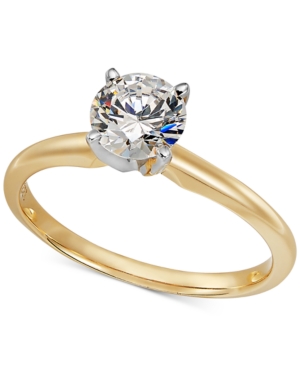 image of Solitaire Diamond Engagement Ring in 14k Gold (1 ct. t.w.)
