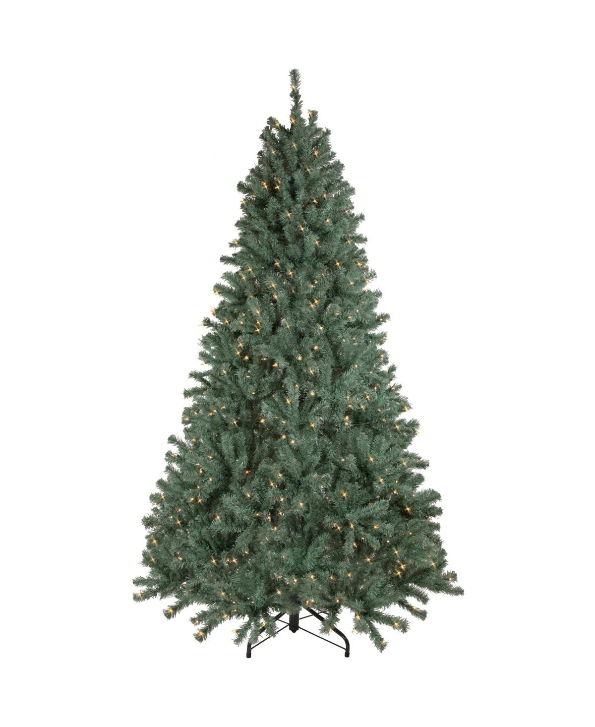 Northlight Pre- Lit Colorado Spruce Artificial Christmas Tree With Clear Lights Set, 7.5' In Green