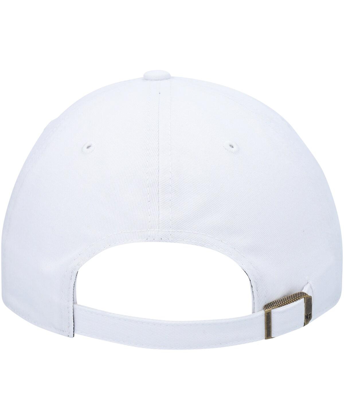 Shop 47 Brand Women's '47 White Los Angeles Rams Miata Clean Up Logo Adjustable Hat
