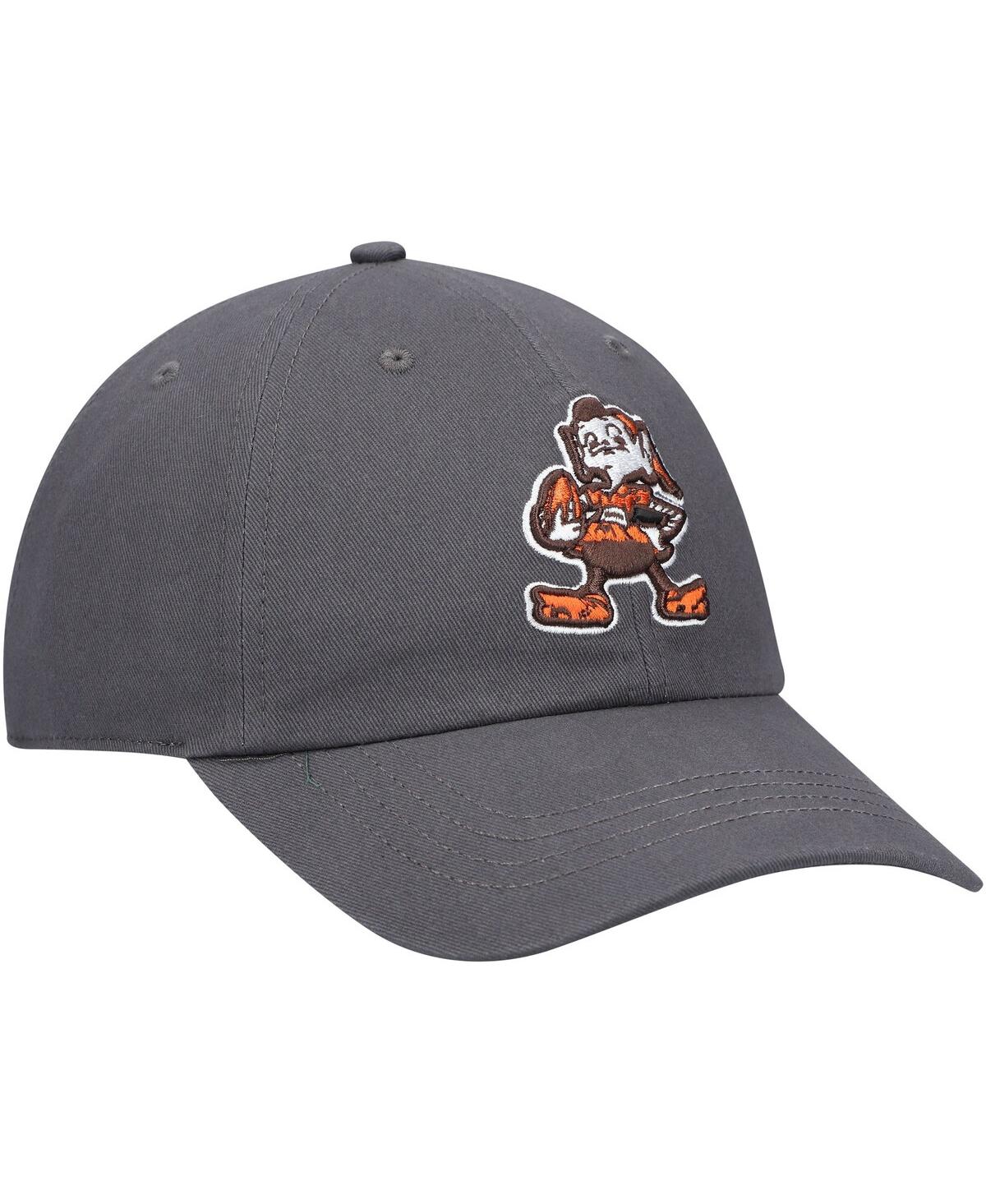 47 Brand Women's '47 Charcoal Cleveland Browns Miata Clean Up Legacy Adjustable Hat In Charcoal