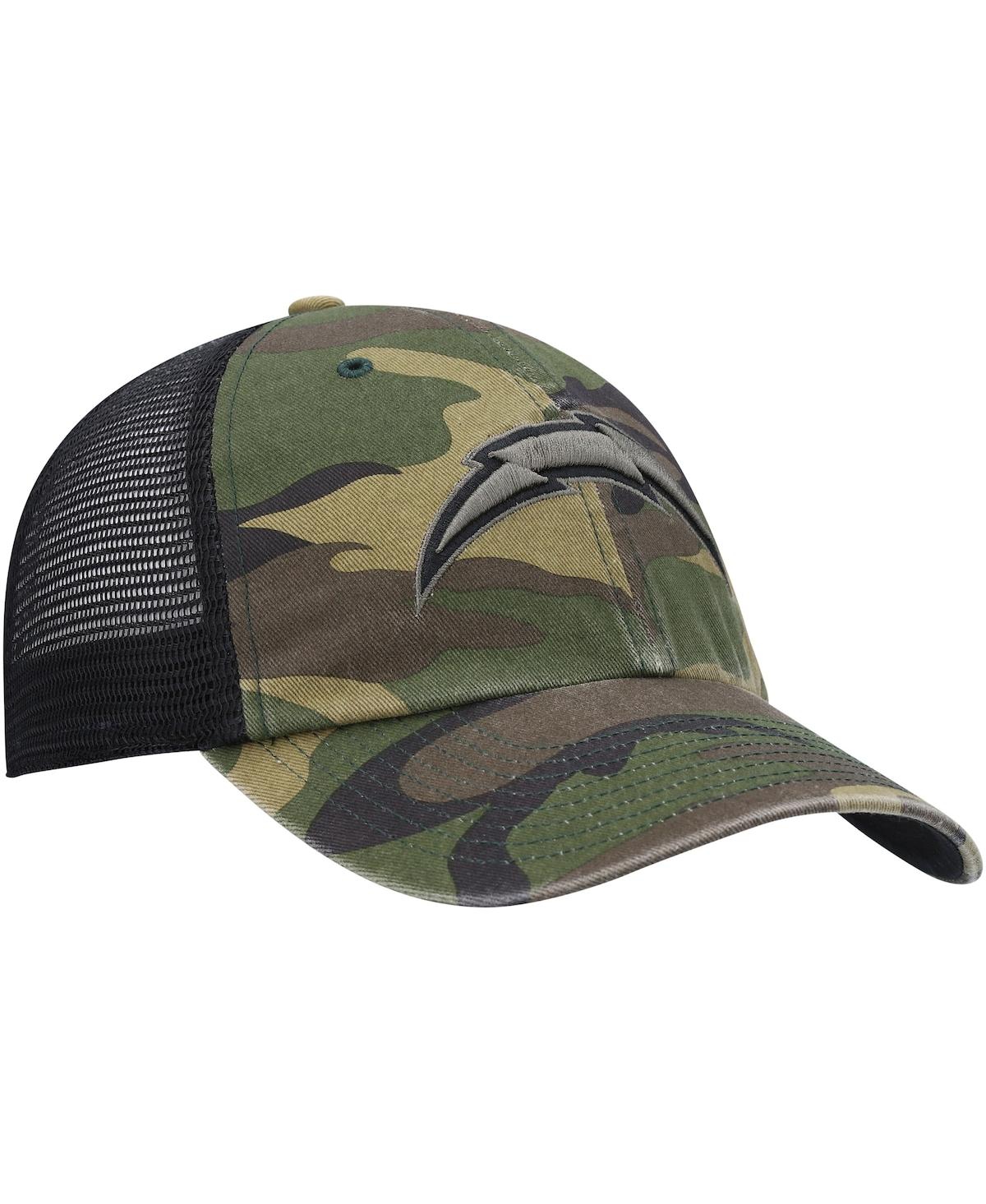 Men's '47Los Angeles Chargers Branson Clean Up Trucker Hat - Camo