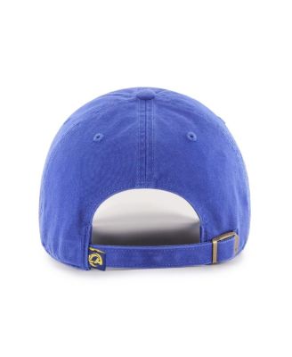 Men's '47 Royal Los Angeles Rams Clean Up Team Script Adjustable Hat