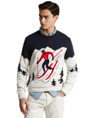 トップス Polo by Ralph Lauren Graphic sweater Polo Ralph Lauren Men's Cotton Graphic Sweater Blue Multi