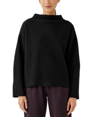 Eileen Fisher Women s Wide Funnel Neck Box Top Macy s