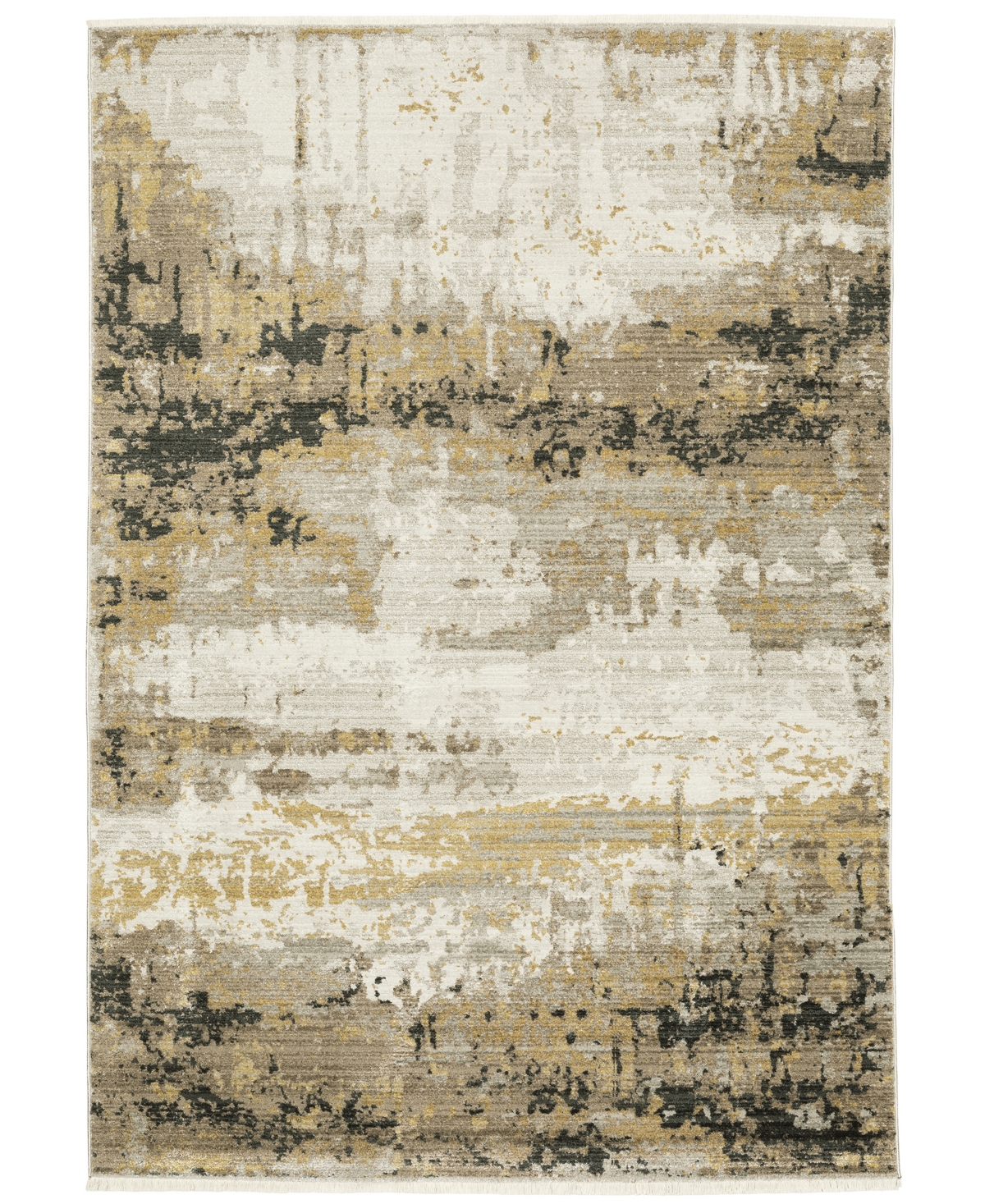 Jhb Design Exeter 2061ext 5'3" X 7'6" Area Rug In Gold-tone