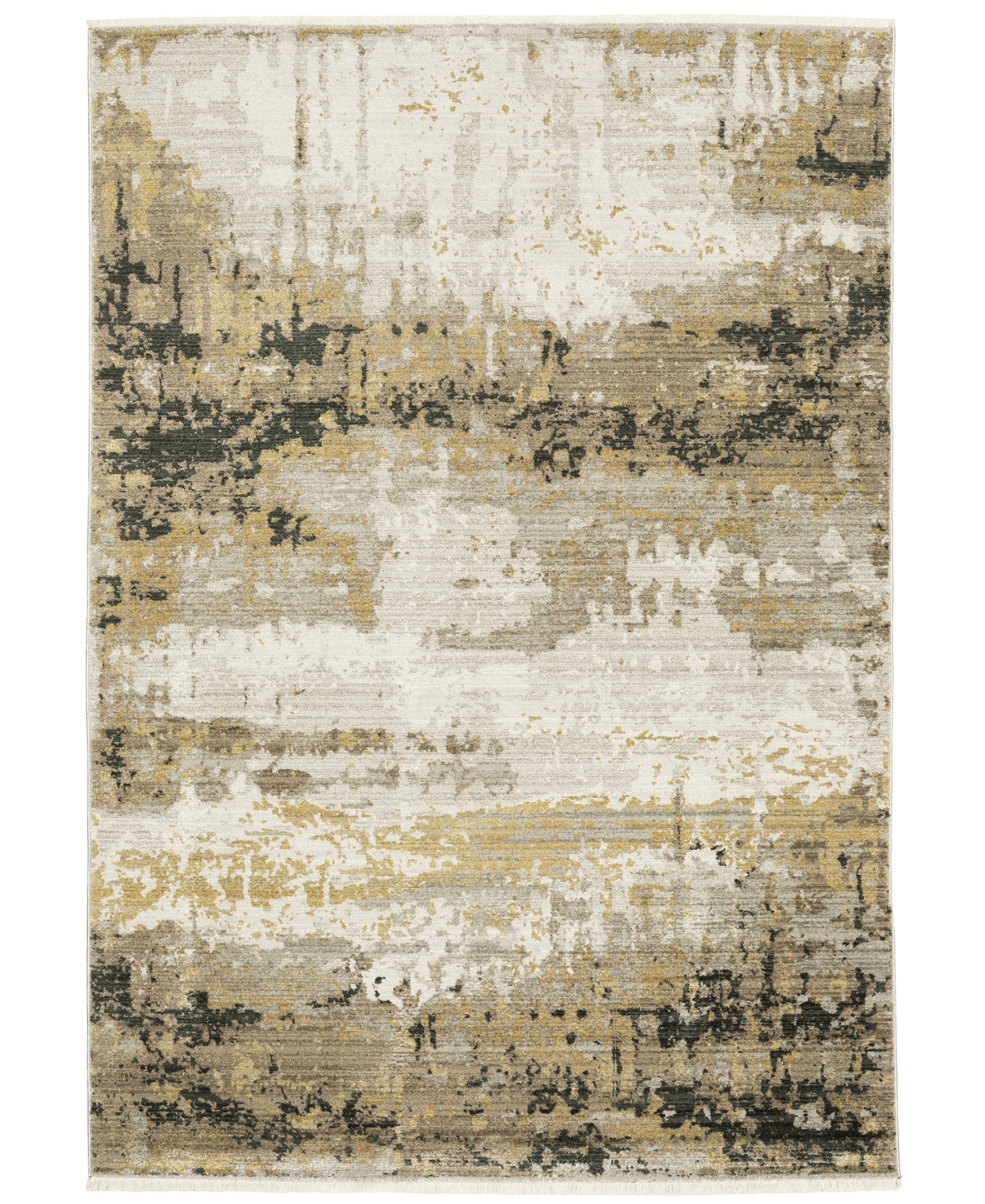 Jhb Design Bauer 2061x 5'3" X 7'6" Area Rug In Gold-tone