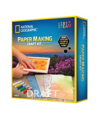 National Geographic Paper Making Craft Kit