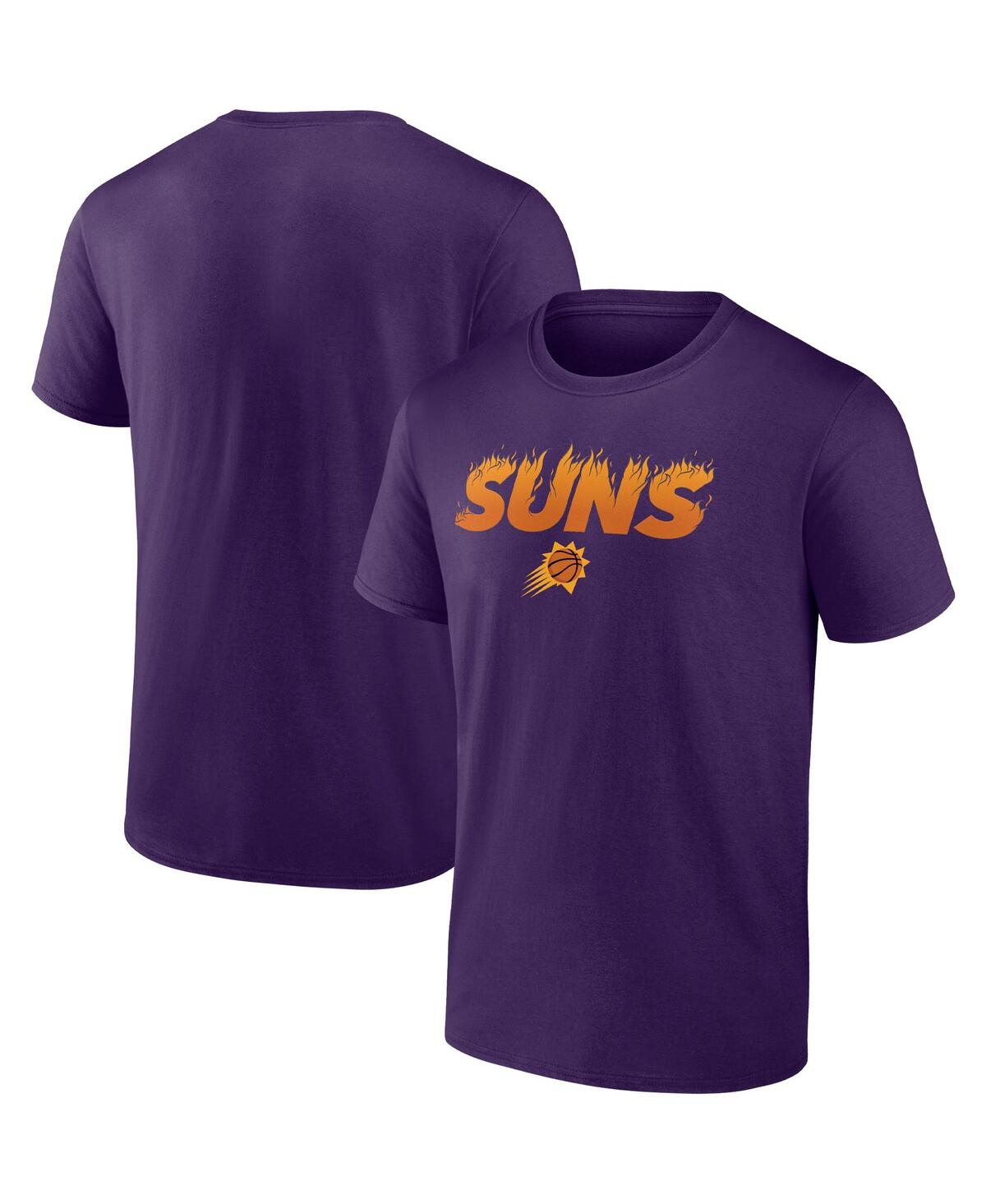 Men's FanaticsPhoenix Suns On Fire Hometown Collection T-shirt - Purple