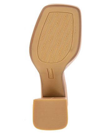 BCBGeneration Women's Galixy Heeled Sandal – 4-Inch Platform Mule, Square Open Toe - View #3