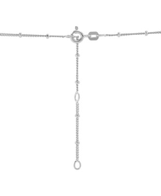 Lab-Grown Sapphire (1-5/8 ct. t.w.) & Lab-Grown White Sapphire  (1/6 ct. t.w.) Halo Pendant Necklace in Sterling Silver, 16" + 2" extender