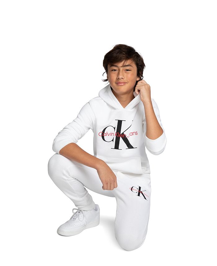 Onophoudelijk onderwerp Ruimteschip Calvin Klein Big Boys Old School Logo Pullover Hoodie & Reviews - Kids -  Macy's