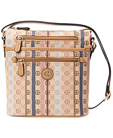 Signature Stripe North South Crossbody, Created for Macy's 