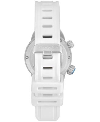 Women's Automatic Nadia White Silicone Strap Watch 35mm