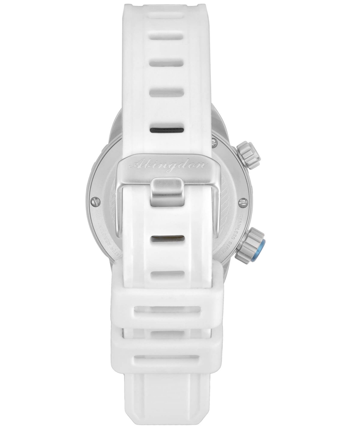 Shop Abingdon Co. Women's Automatic Nadia White Silicone Strap Watch 35mm In Whitewater