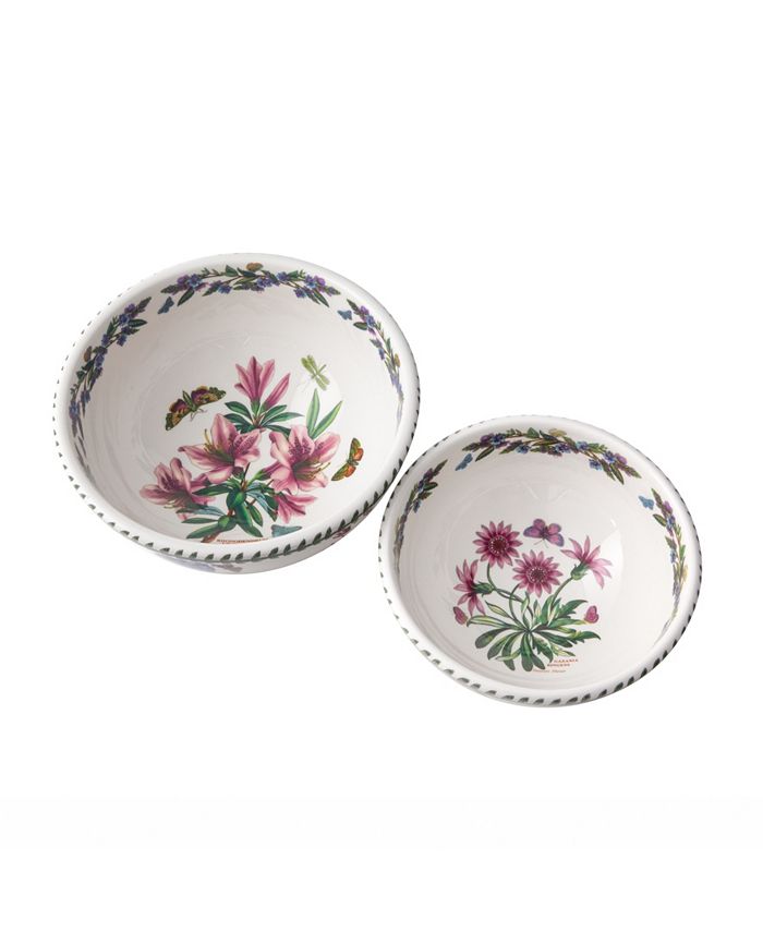 Portmeirion Botanic Garden Salad Bowl Set, 2 Piece Macy's