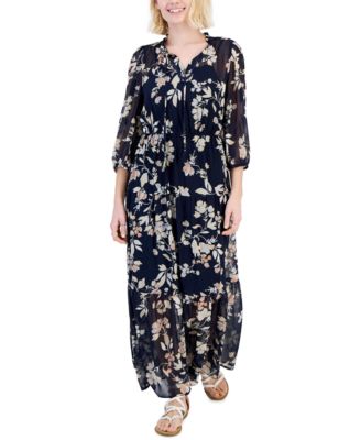 Tinsel - Petite Floral Tiered Maxi Dress