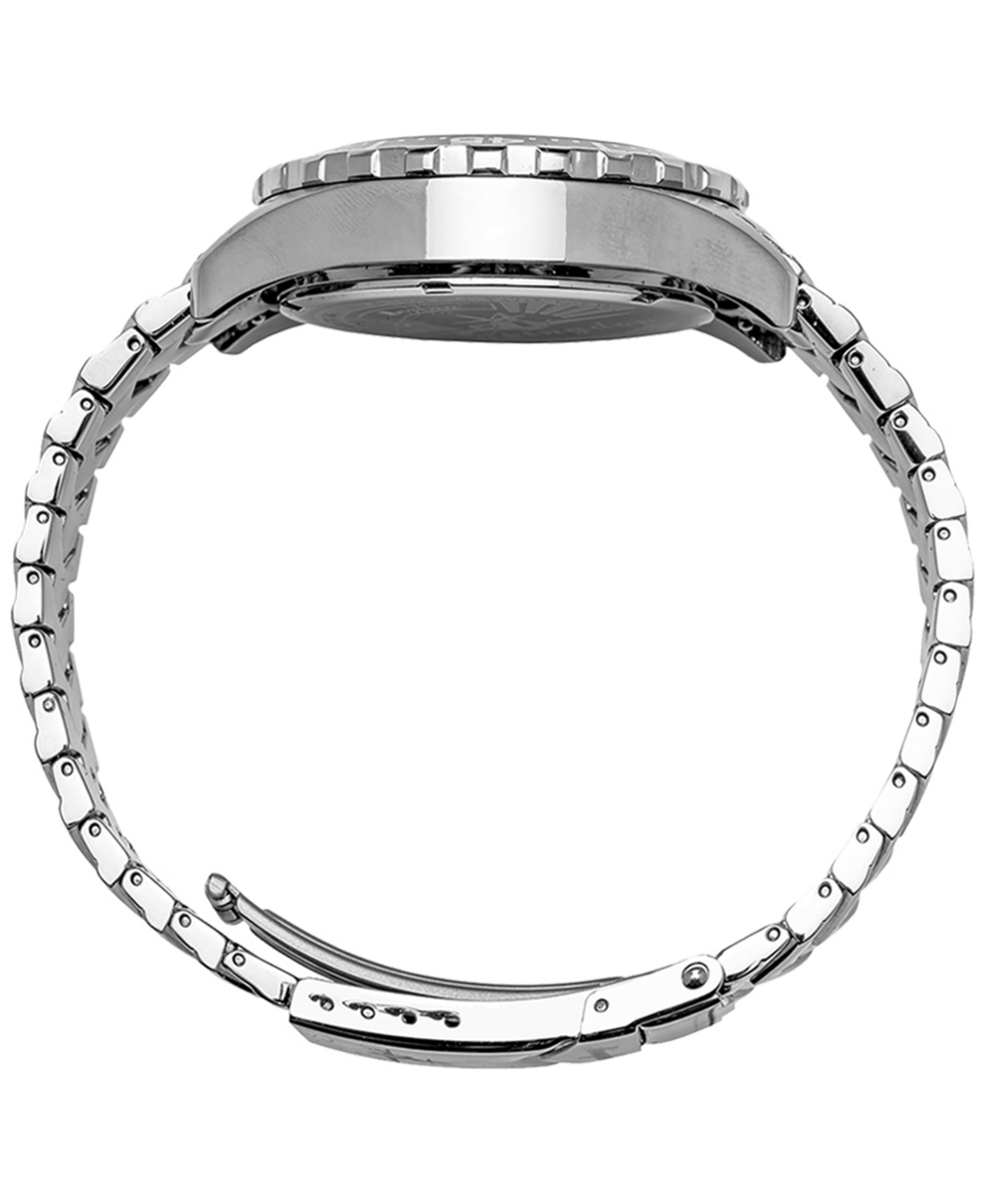 Shop Abingdon Co. Women's Marina Diver's Multifunctional Titanium Bracelet & White Silicone Strap Watch 40mm In Belieze Black